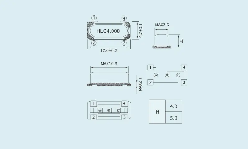 Quarzkristallresonator HC-49S/4PD