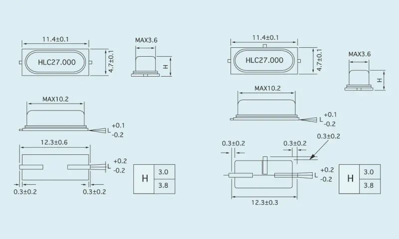 Quarzkristallresonator HC-49S/SMD